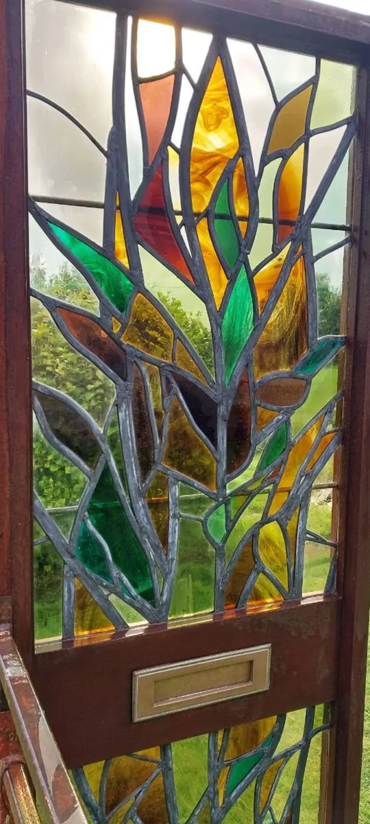 Stained Glass side panel window / frame - Image 3