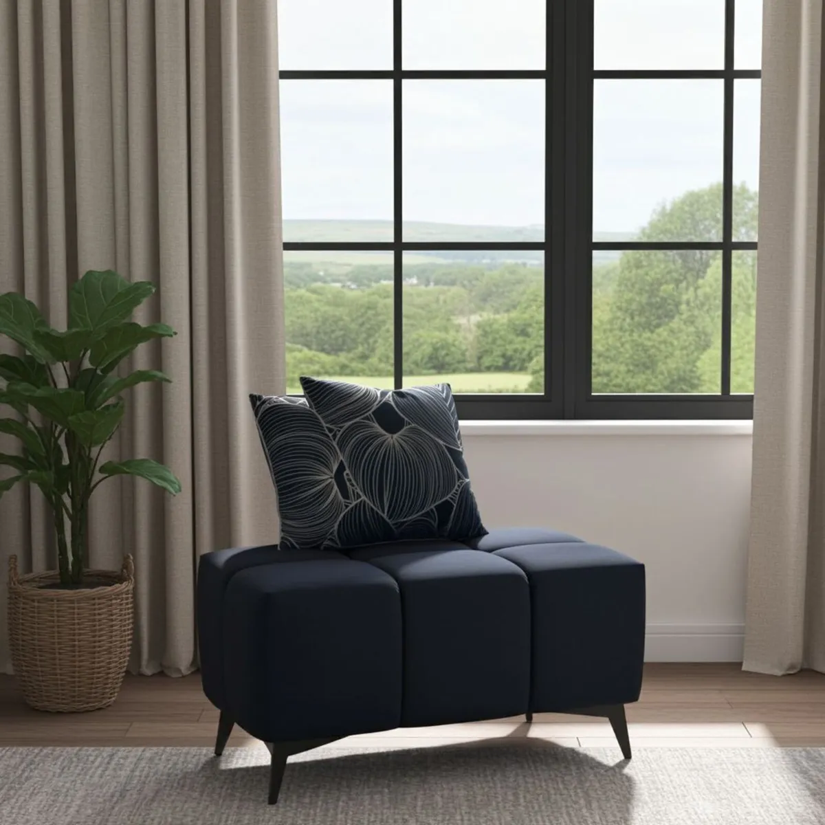 Bubble pouffe ottoman - Image 3