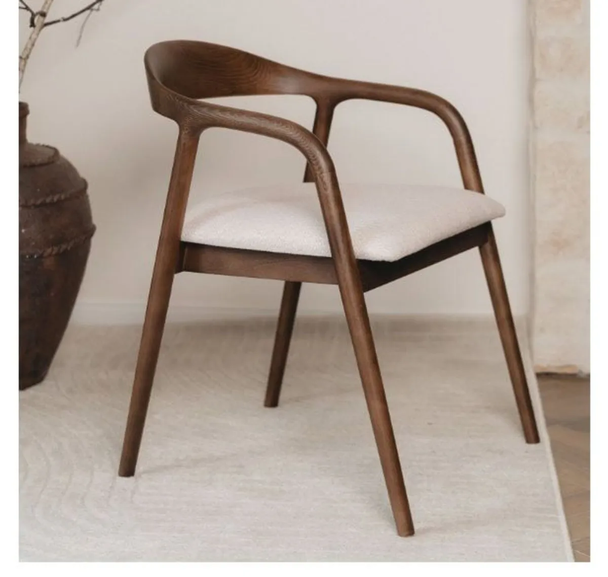 Alveris Ash Wood Dining Chair - Image 1