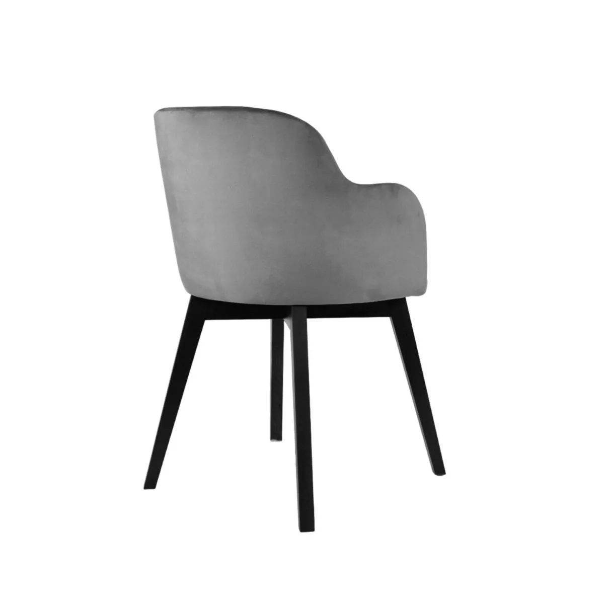 Stockholm Modern Bucket Chair with Channel Tufting - Image 4