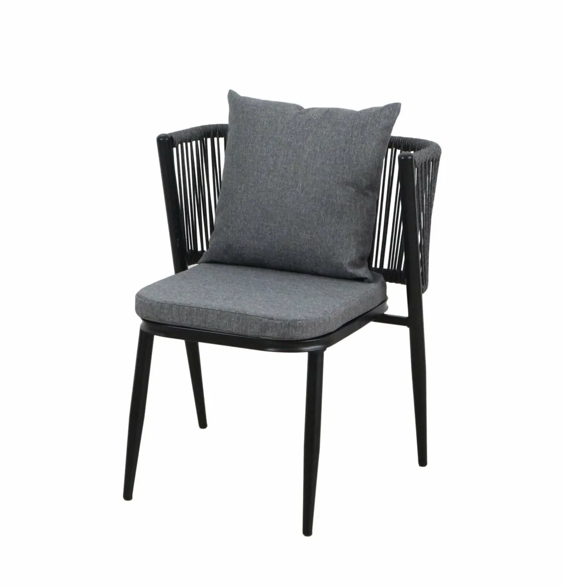 Korfu Coastal Patio Set Outdoor Table + 2 Chairs - Image 4