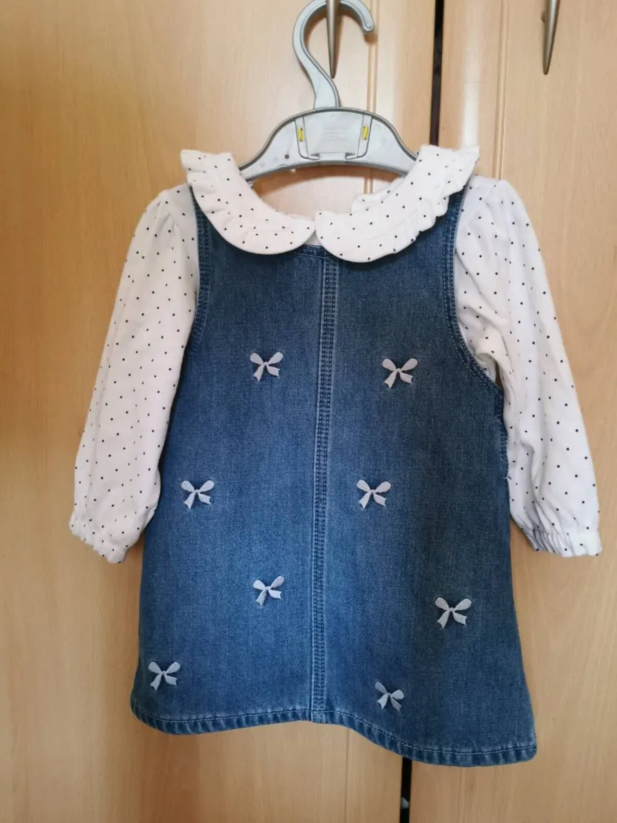 Baby girl denim dress - Image 1