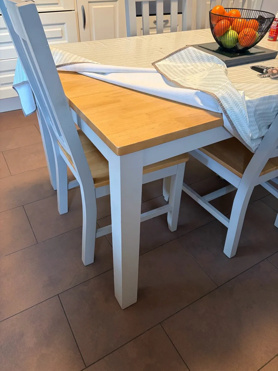 Dining table and 2 seater sofa - Image 1