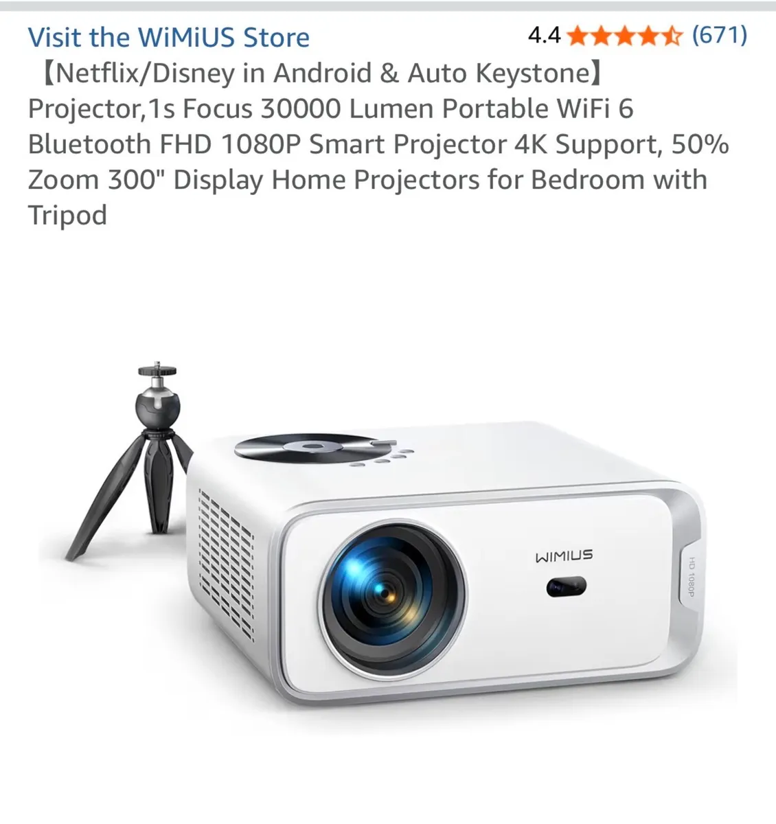 WiMiUS projector