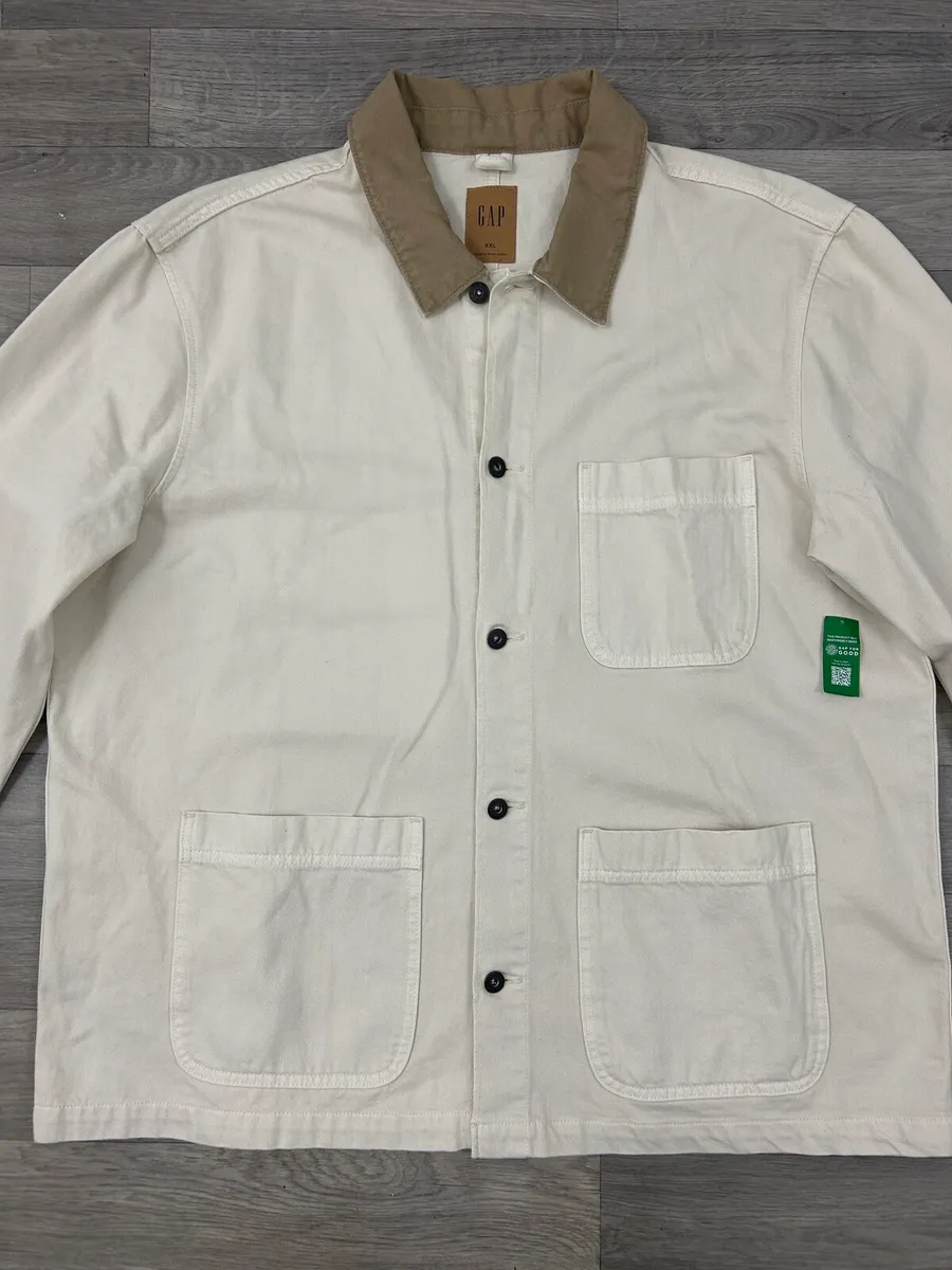 NEW Gap Denim Chore Workman Jacket Men's XXL - Image 2