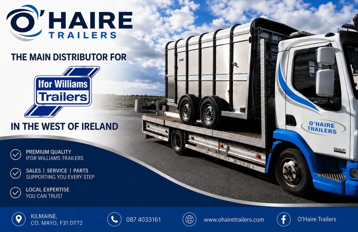 Full range of Ifor Williams Livestock Trailers - Image 1