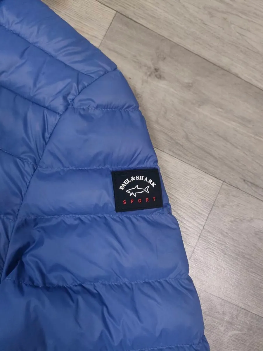 Paul & Shark Sport Puffer Hooded Jacket Mens Small - Image 3