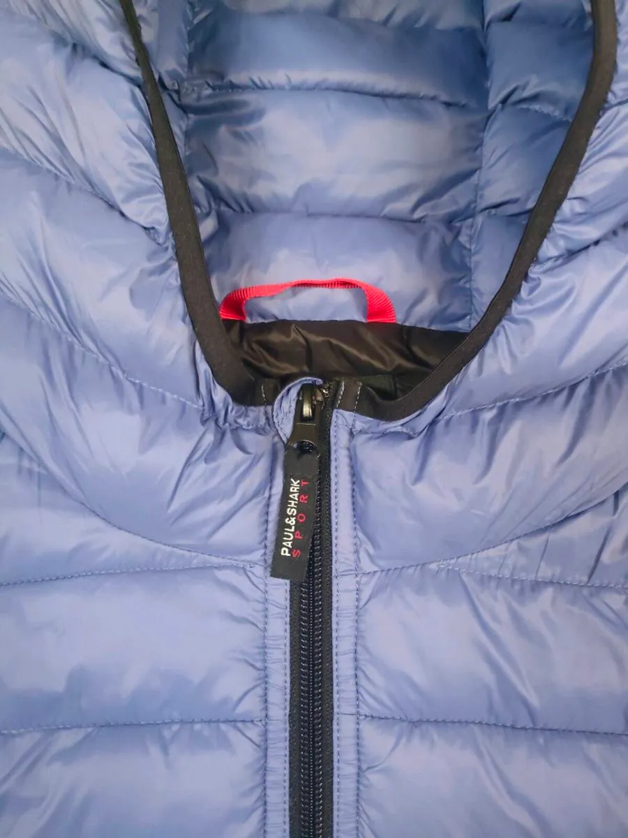 Paul & Shark Sport Puffer Hooded Jacket Mens Small - Image 4