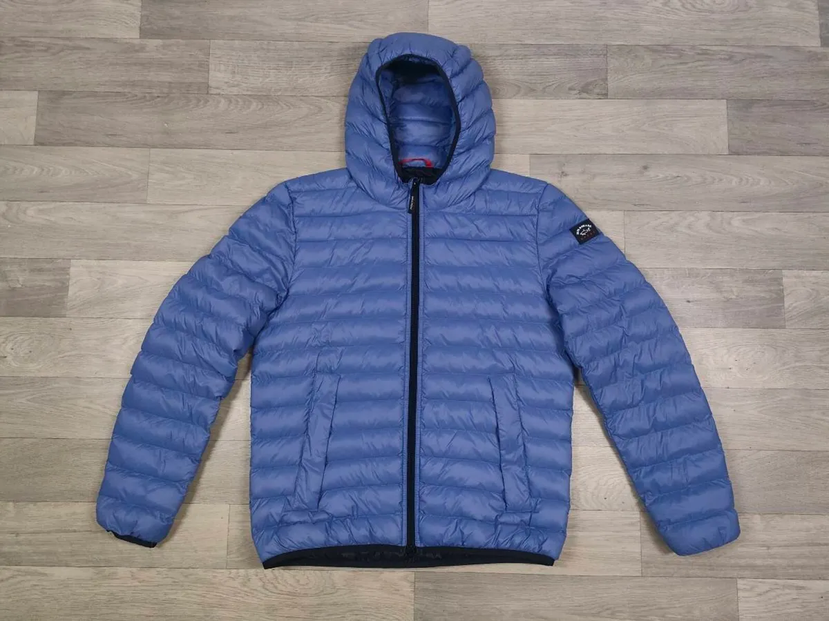 Paul & Shark Sport Puffer Hooded Jacket Mens Small - Image 1