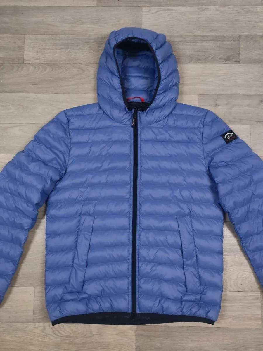 Paul & Shark Sport Puffer Hooded Jacket Mens Small - Image 2