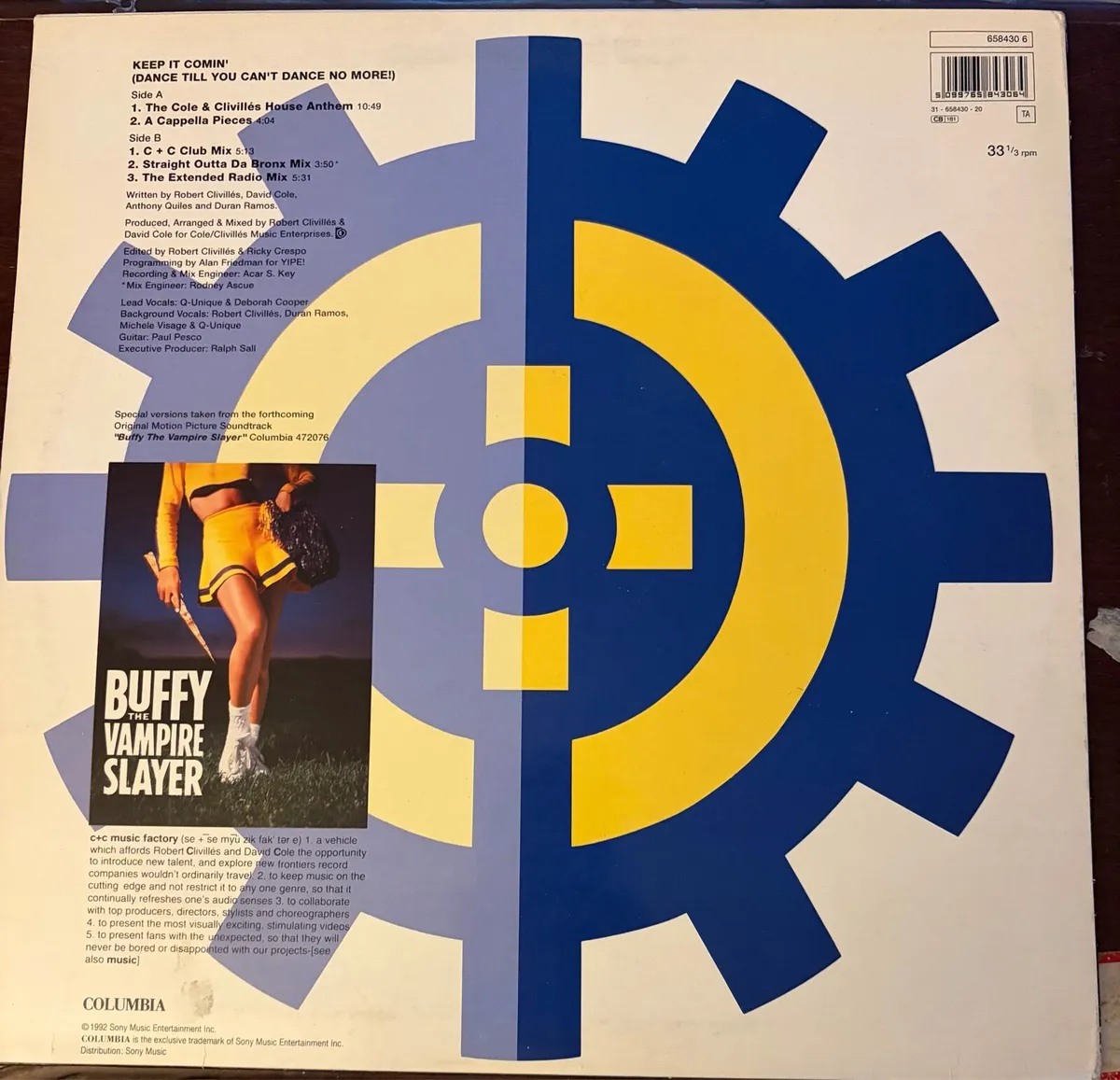 C and C Music Factory LP - Image 2