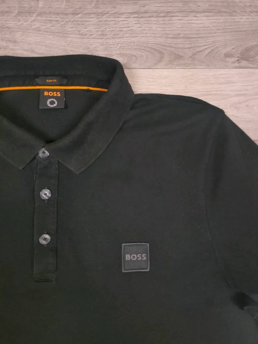 Hugo Boss Black Polo Shirt Mens Large - Image 3