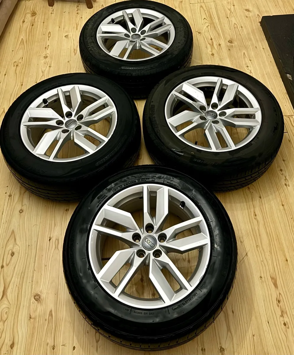 Genuine Audi Q5 18" Alloy Wheels & Tyres - Image 3
