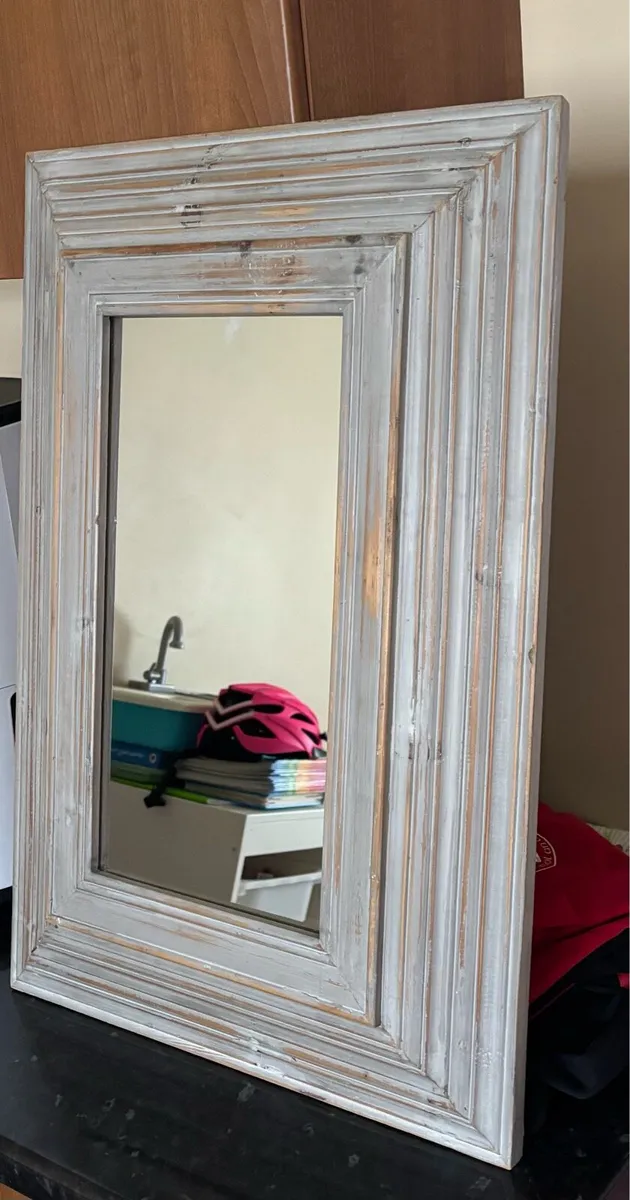 Rustic Mirror & Coat Rack - Image 4