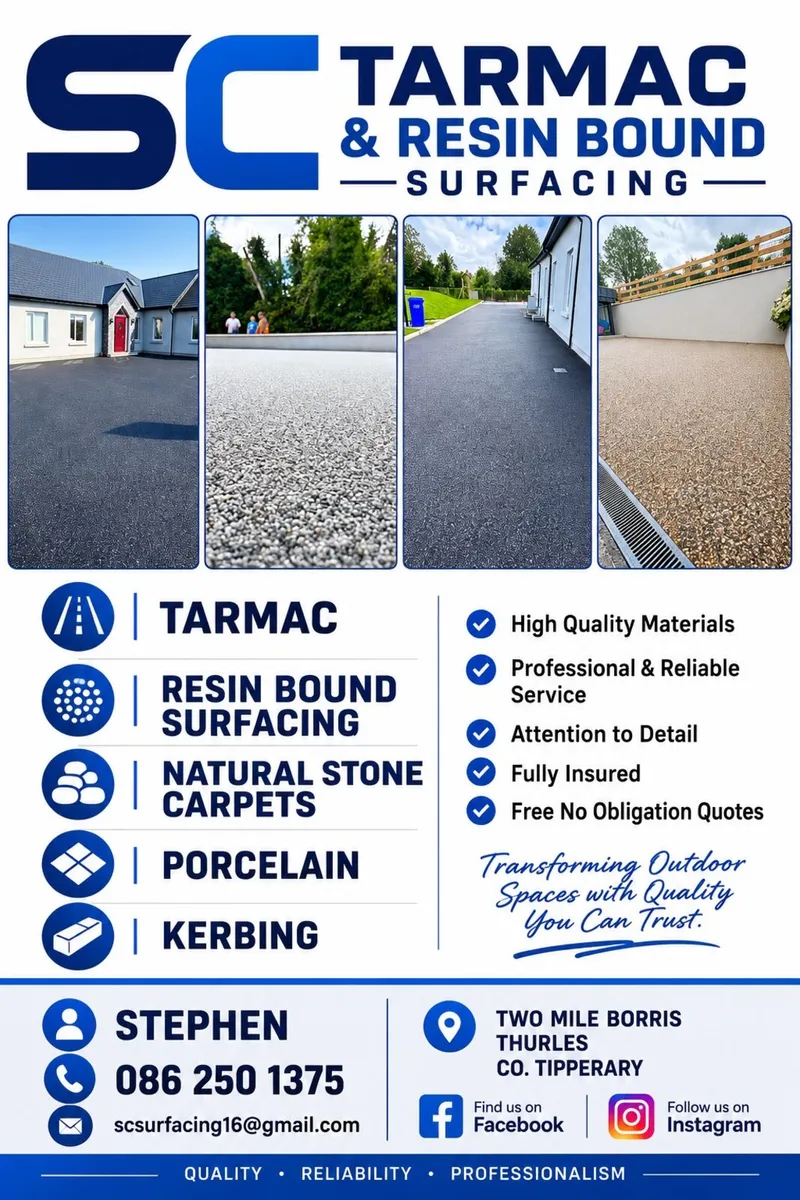 Tarmac and Resin Bound Surfacing - Image 1