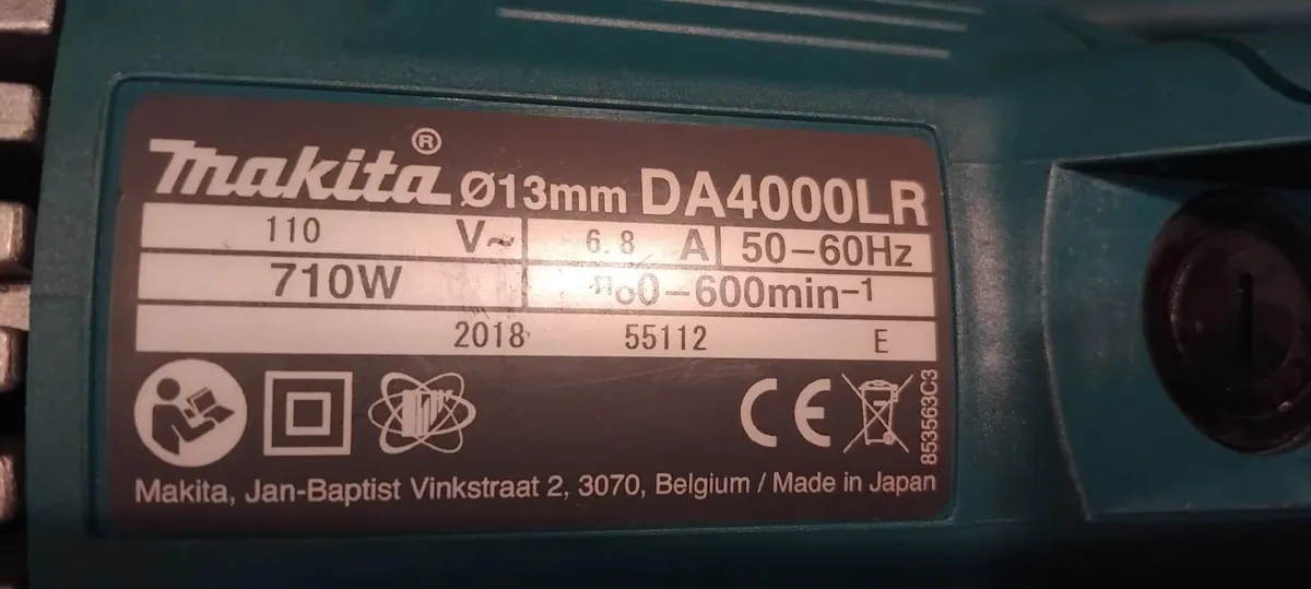 Makita DA4000LR Angle Drill 110v - Image 4
