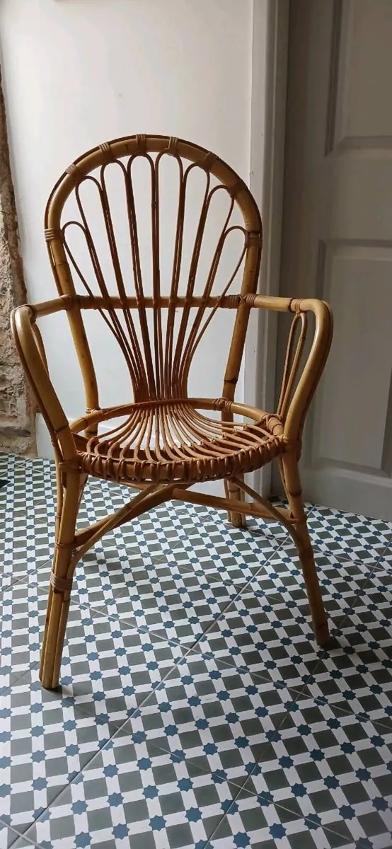 Mid-century Bamboo Chair - Image 1