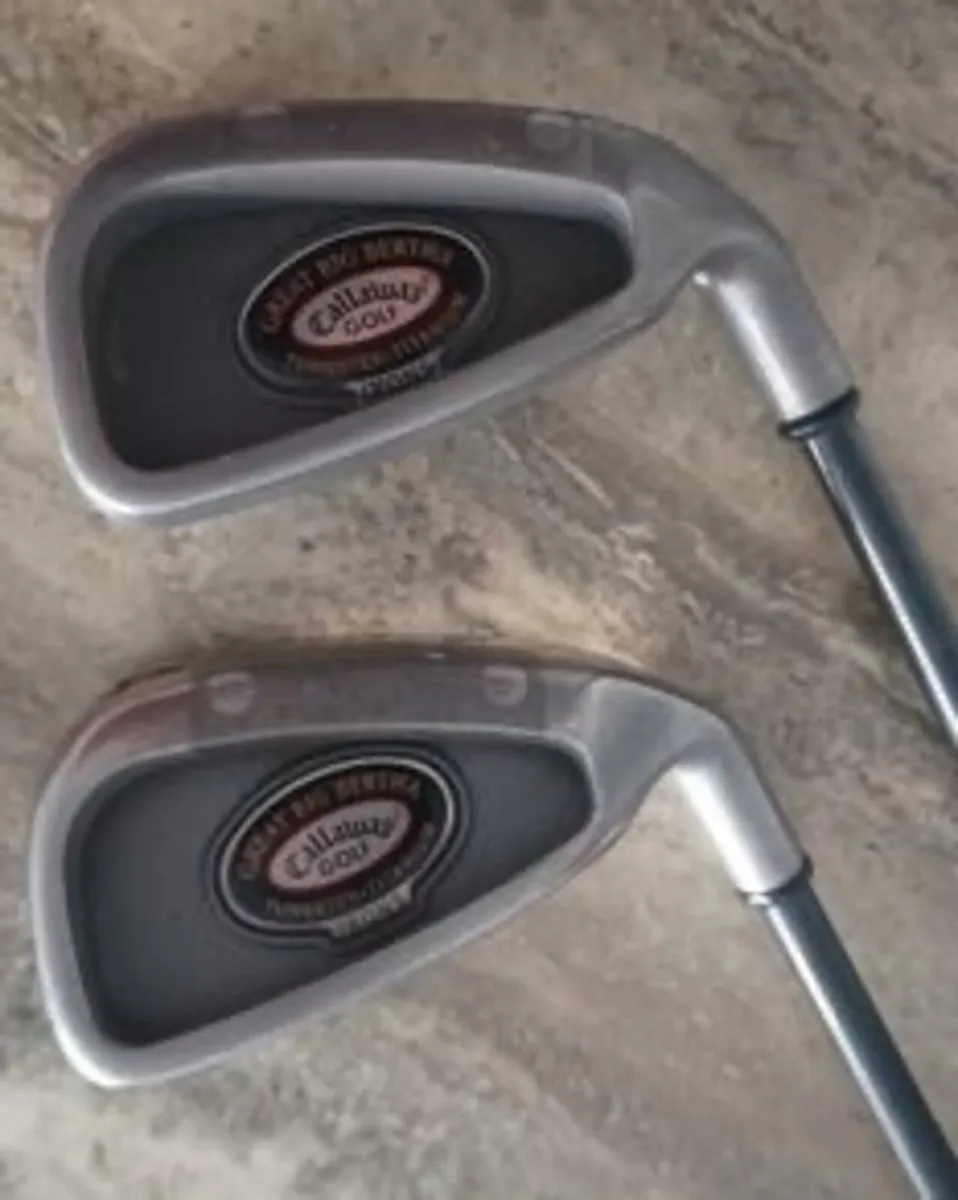 Pair of Callaway Great Big Berta Long Irons