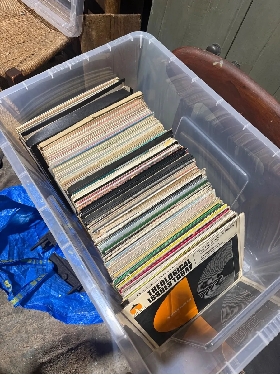 Large box vinyl Lp's from a convent.