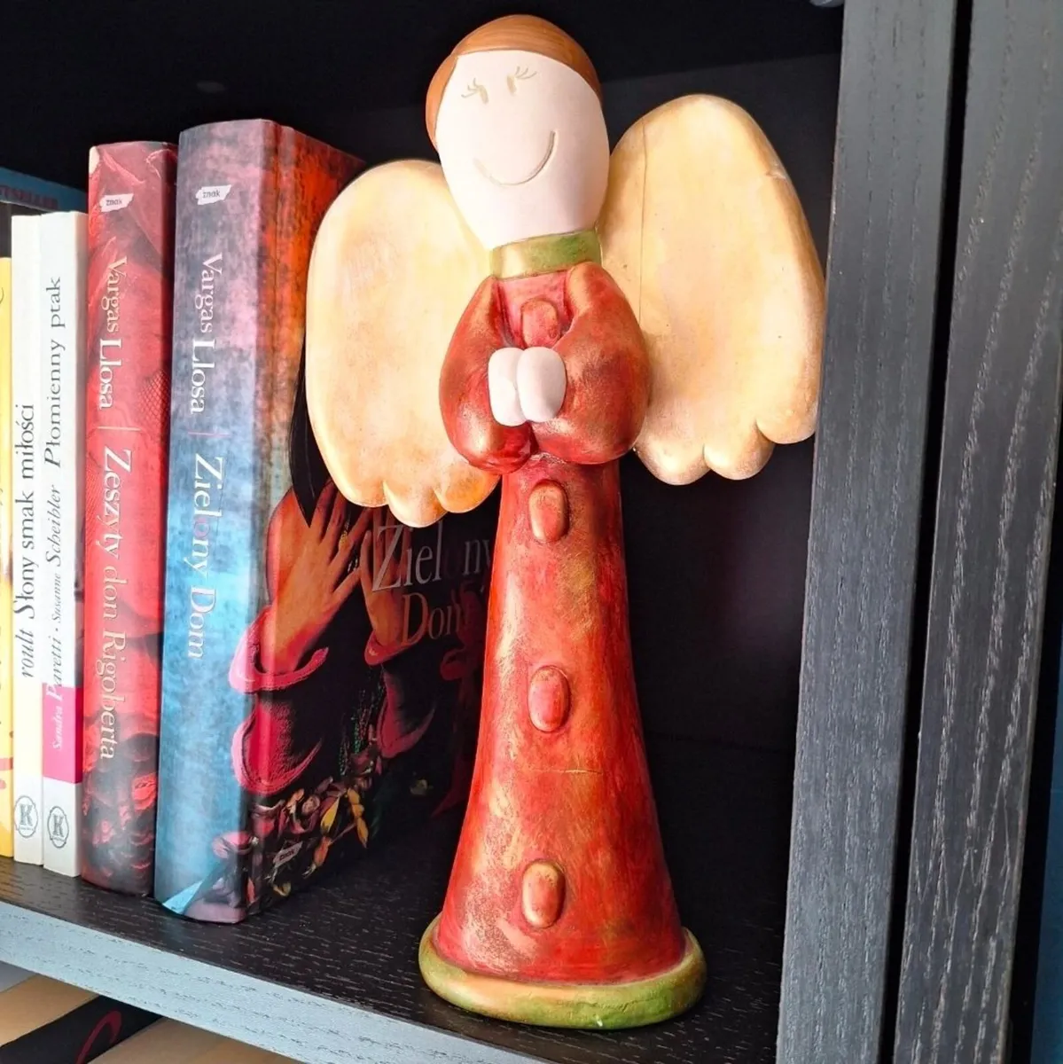 Set of 3 Vintage Handcrafted Angels – Unique Folk - Image 2