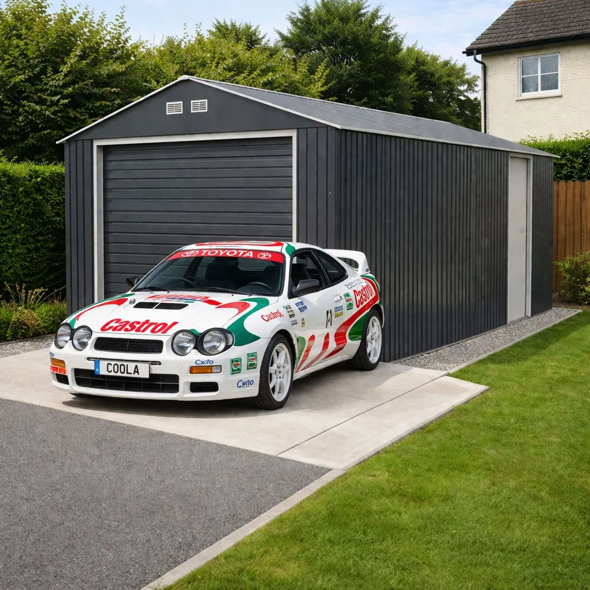 🚗 12x20 OLYMPIAN HEAVY DUTY STEEL CAR GARAGE 🚗 - Image 2