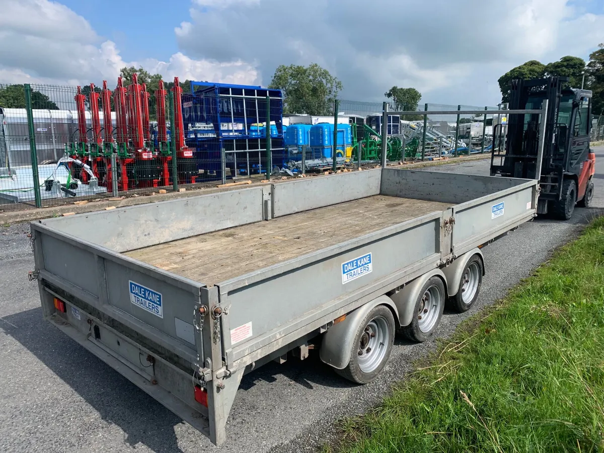 Used Dale Kane 14x6’6 Tri axle Dropside Trailer - Image 2