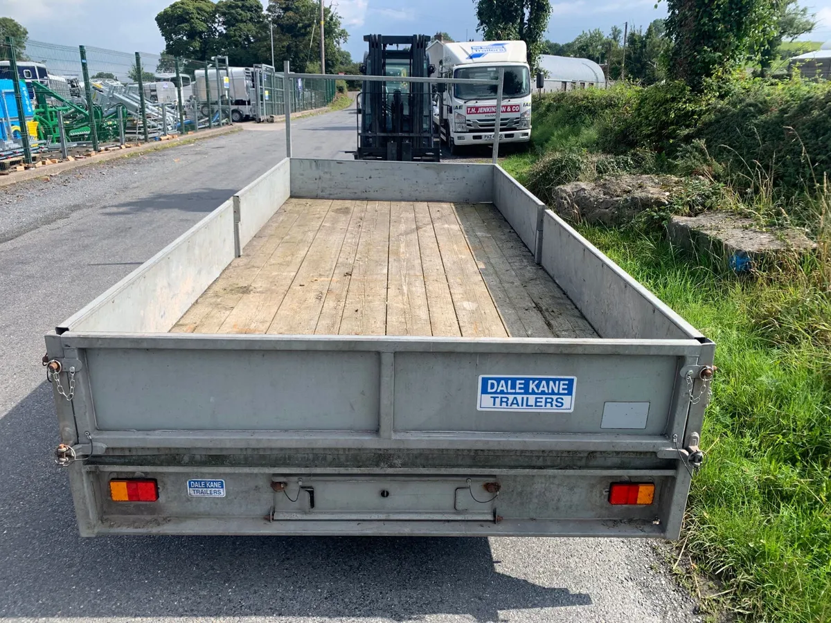 Used Dale Kane 14x6’6 Tri axle Dropside Trailer - Image 4