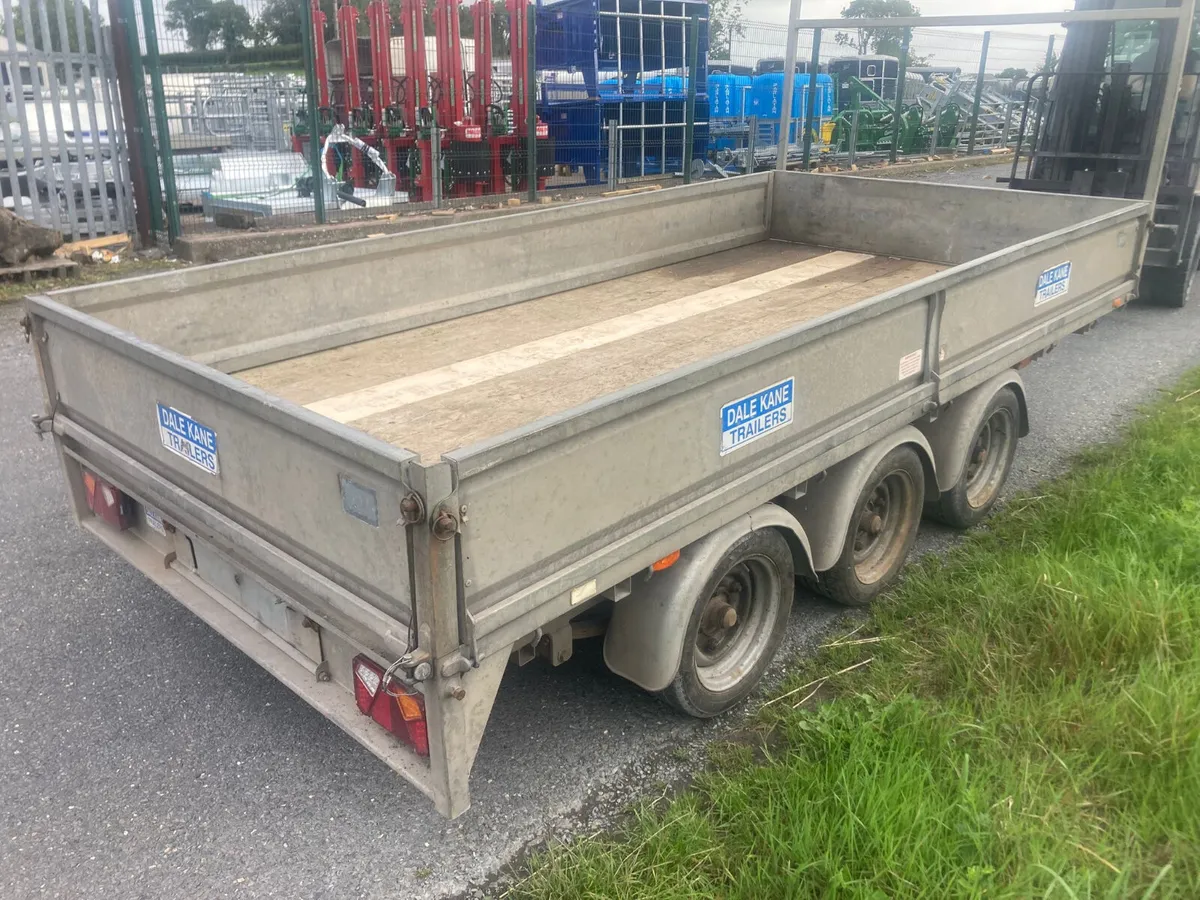 Used Dale Kane 12x6 Tri axle Dropside Trailer - Image 2