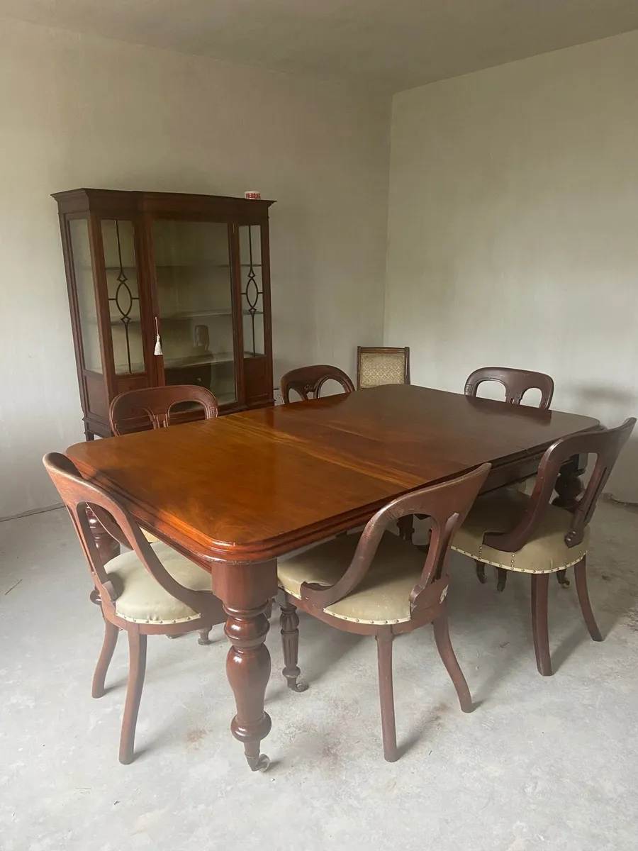 William IV extended dining table - Image 2