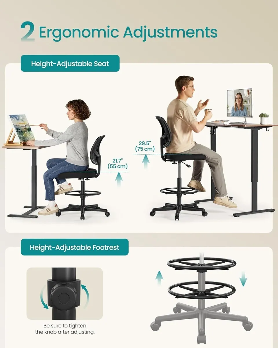 Stool Chair Ergonomic Office for Standing Desk - Image 4