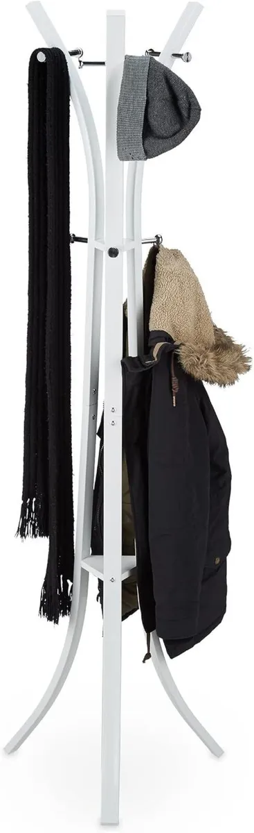 Coat Rack “style” Sturdy Metal Standing Garment - Image 1