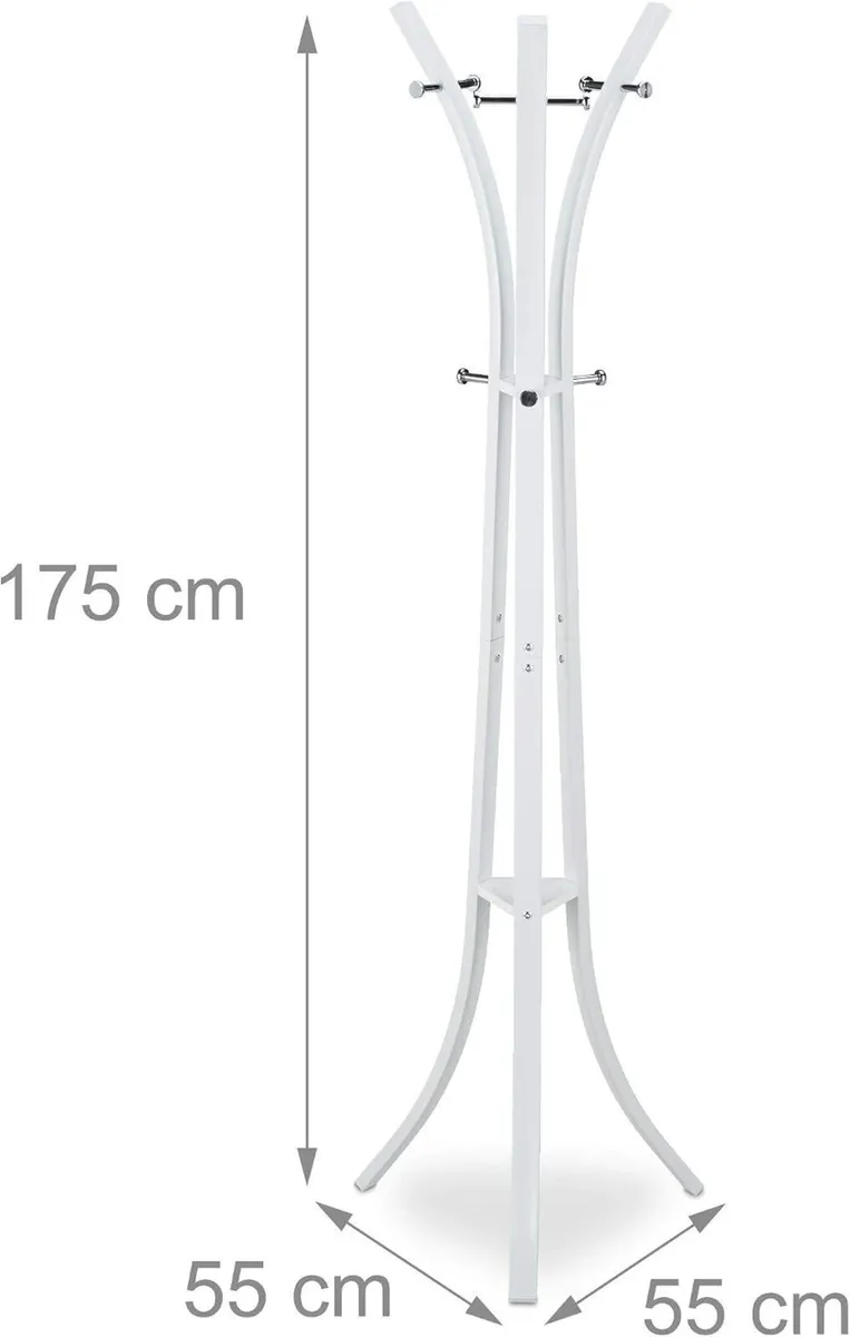 Coat Rack “style” Sturdy Metal Standing Garment - Image 4