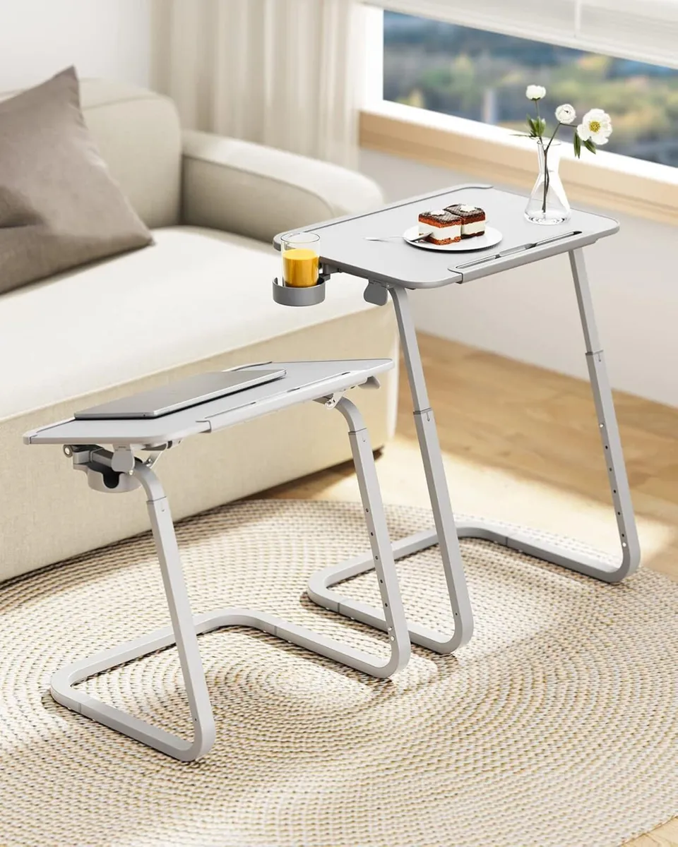 C Table for Sofa Chair Laptop Desk Living - Image 2