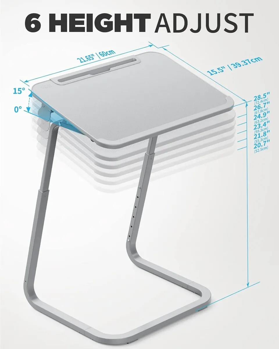 C Table for Sofa Chair Laptop Desk Living - Image 3
