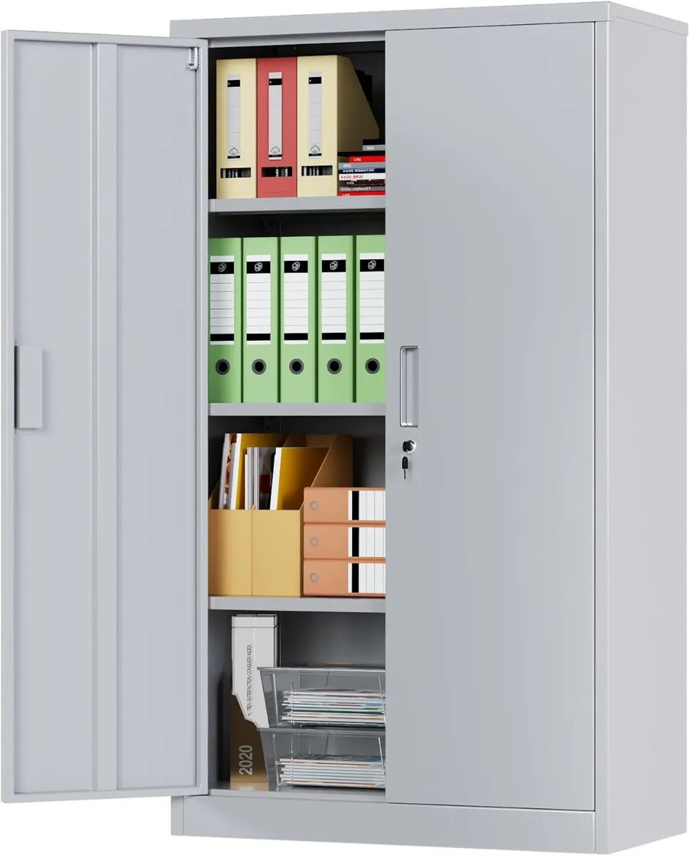 Metal Storage Cabinet 140x80x40CM - Image 1