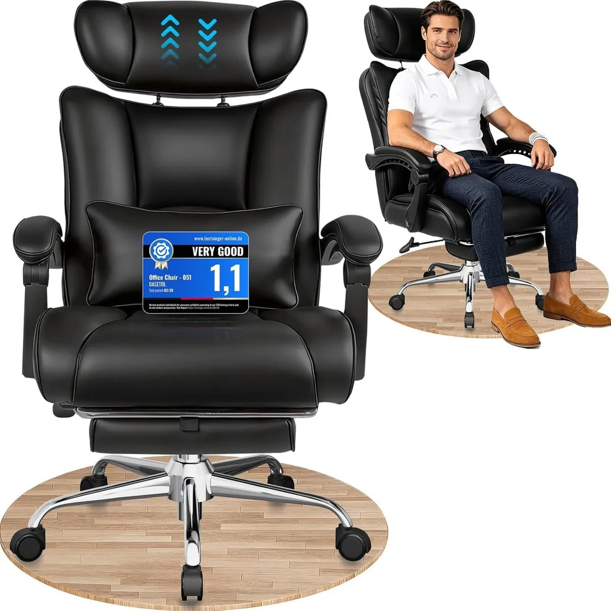 Heavy Duty Executive Office Gaming Chair for Big - Image 1
