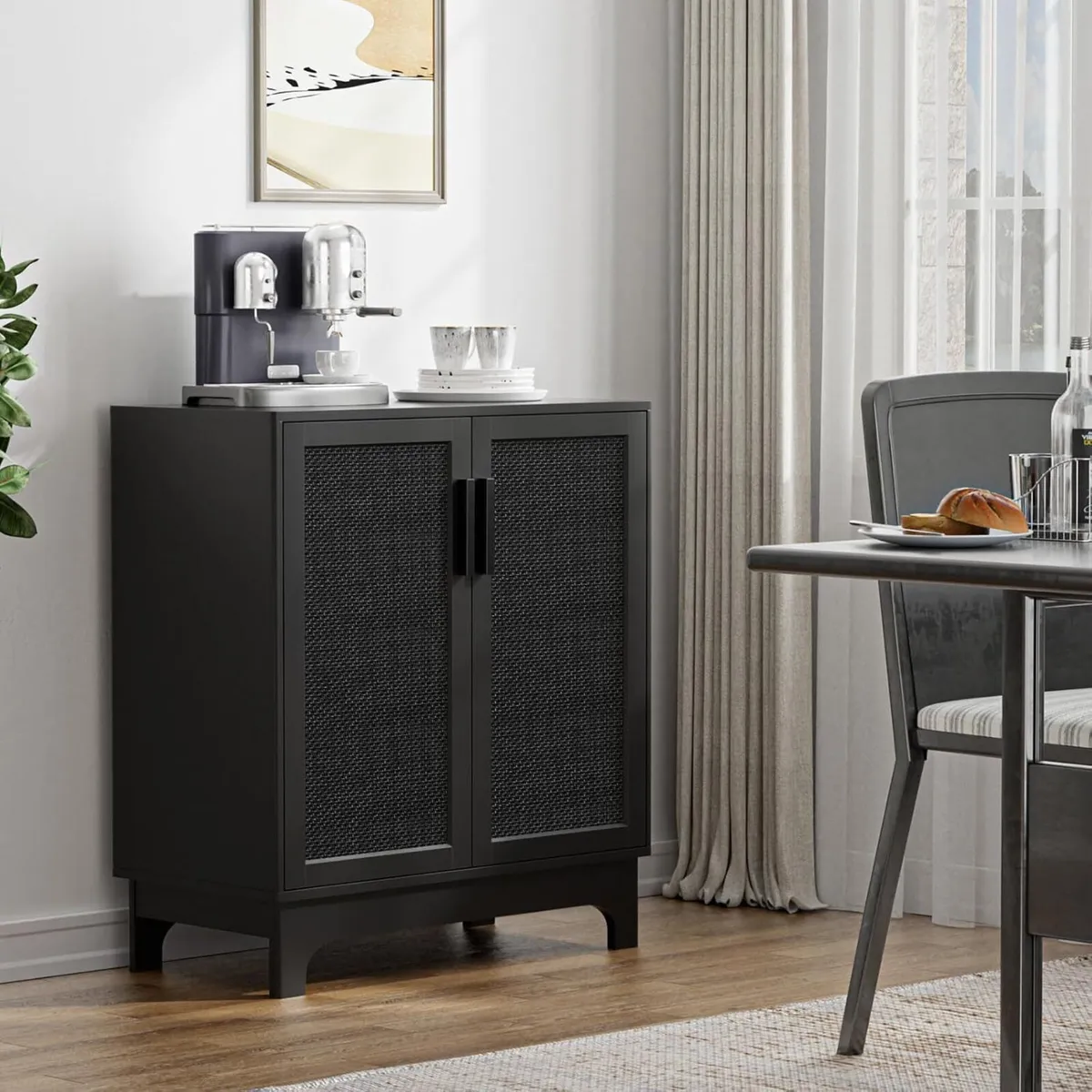 Rattan Sideboards for Living Room Kitchen Storage - Image 2