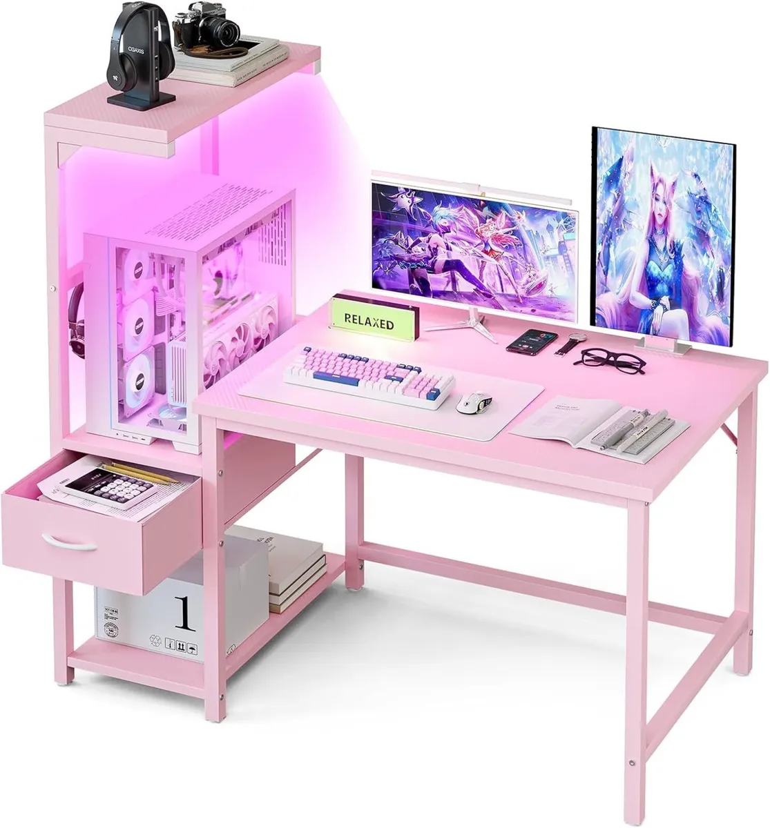 Gaming Desk 120CM with Cpu Stand - Image 1