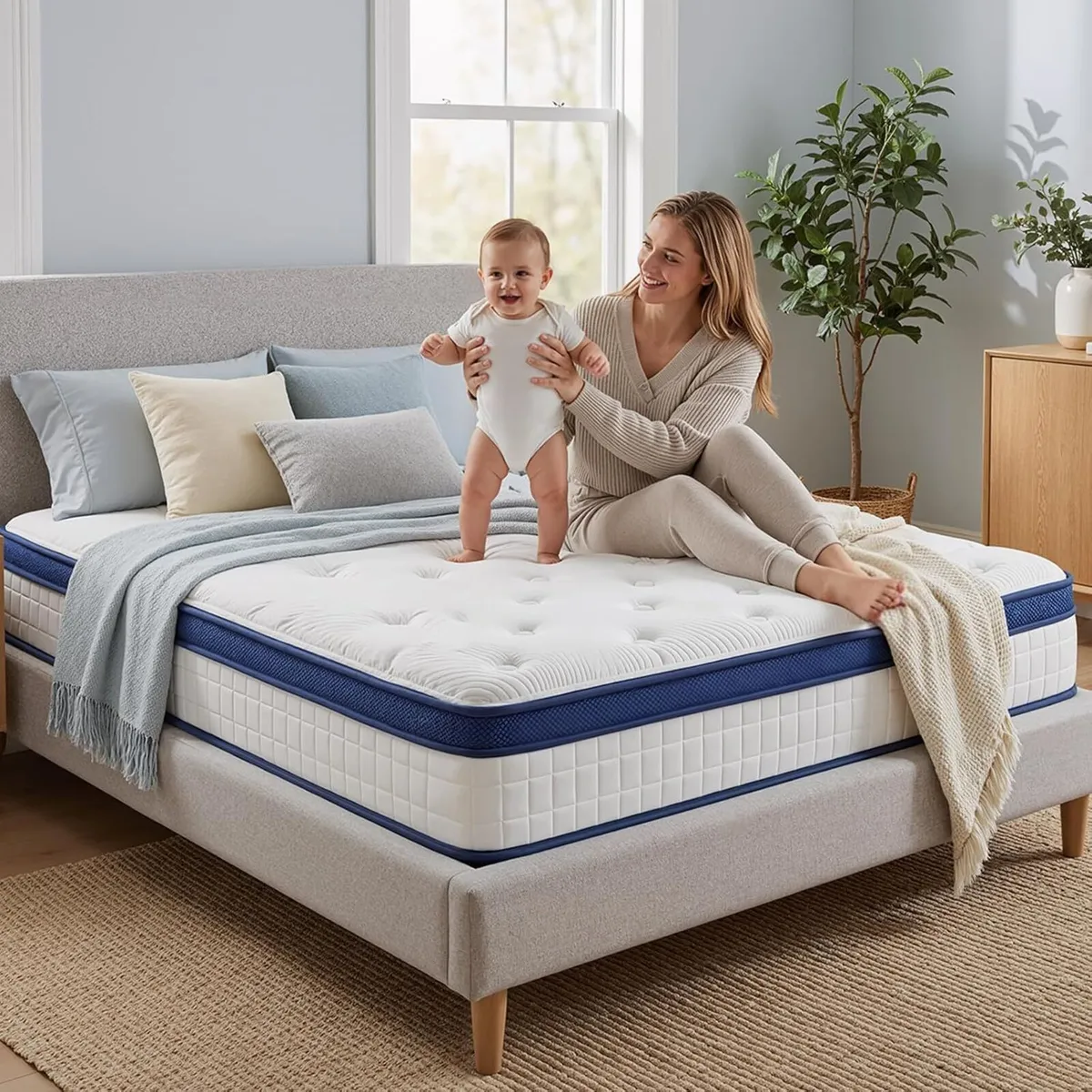 Mattress Memory Foam with Pocket Spring Hybrid - Image 2