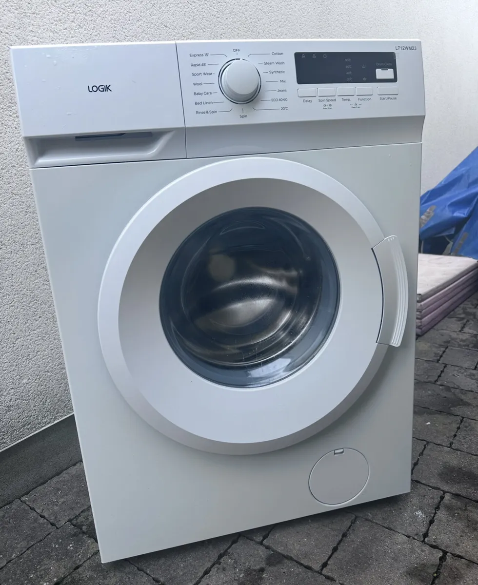 Logik L712WM23 7 KG washing machine excellent cond - Image 1