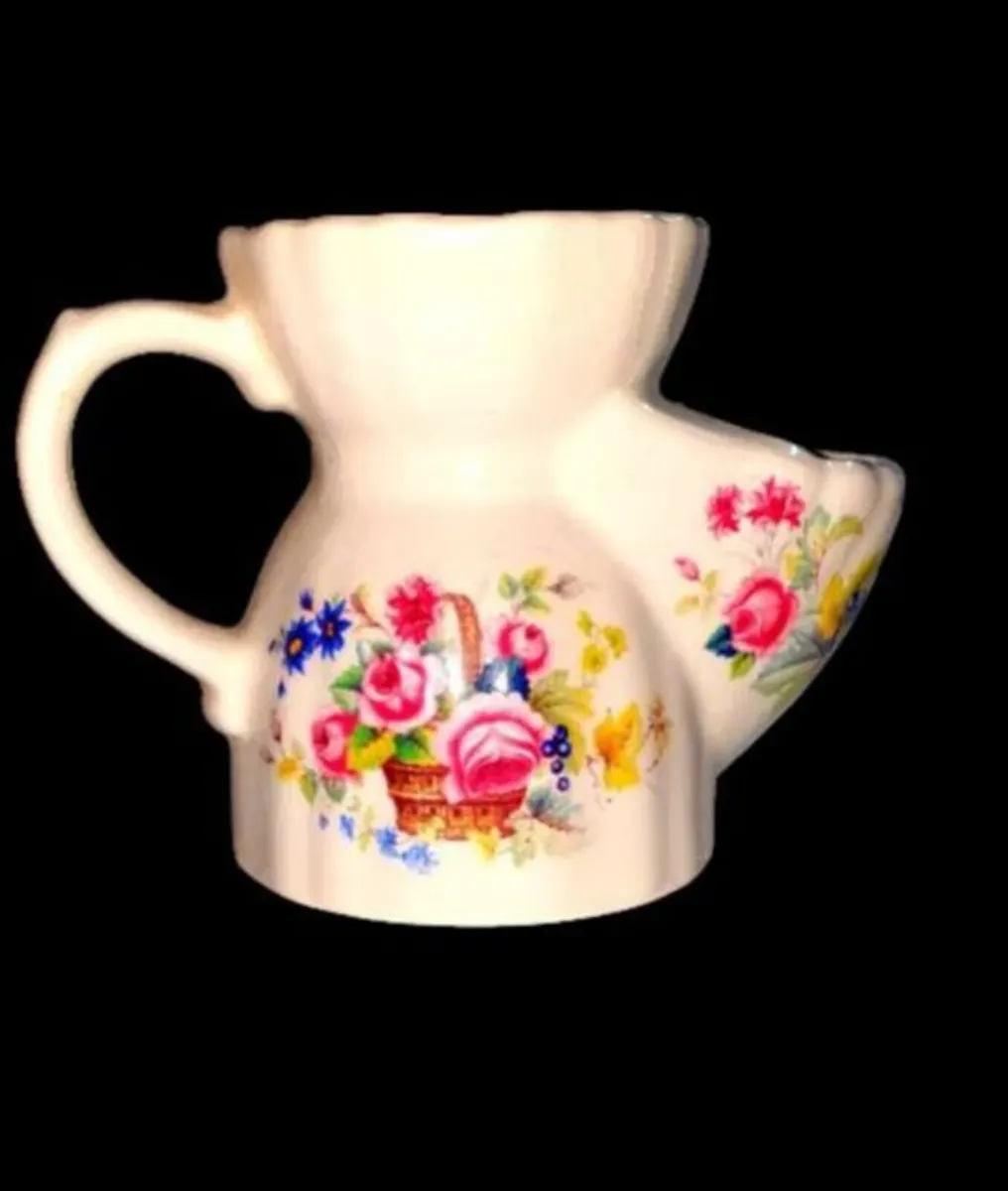 Pristine Vintage Floral Shaving Scuttle Mug - Image 3