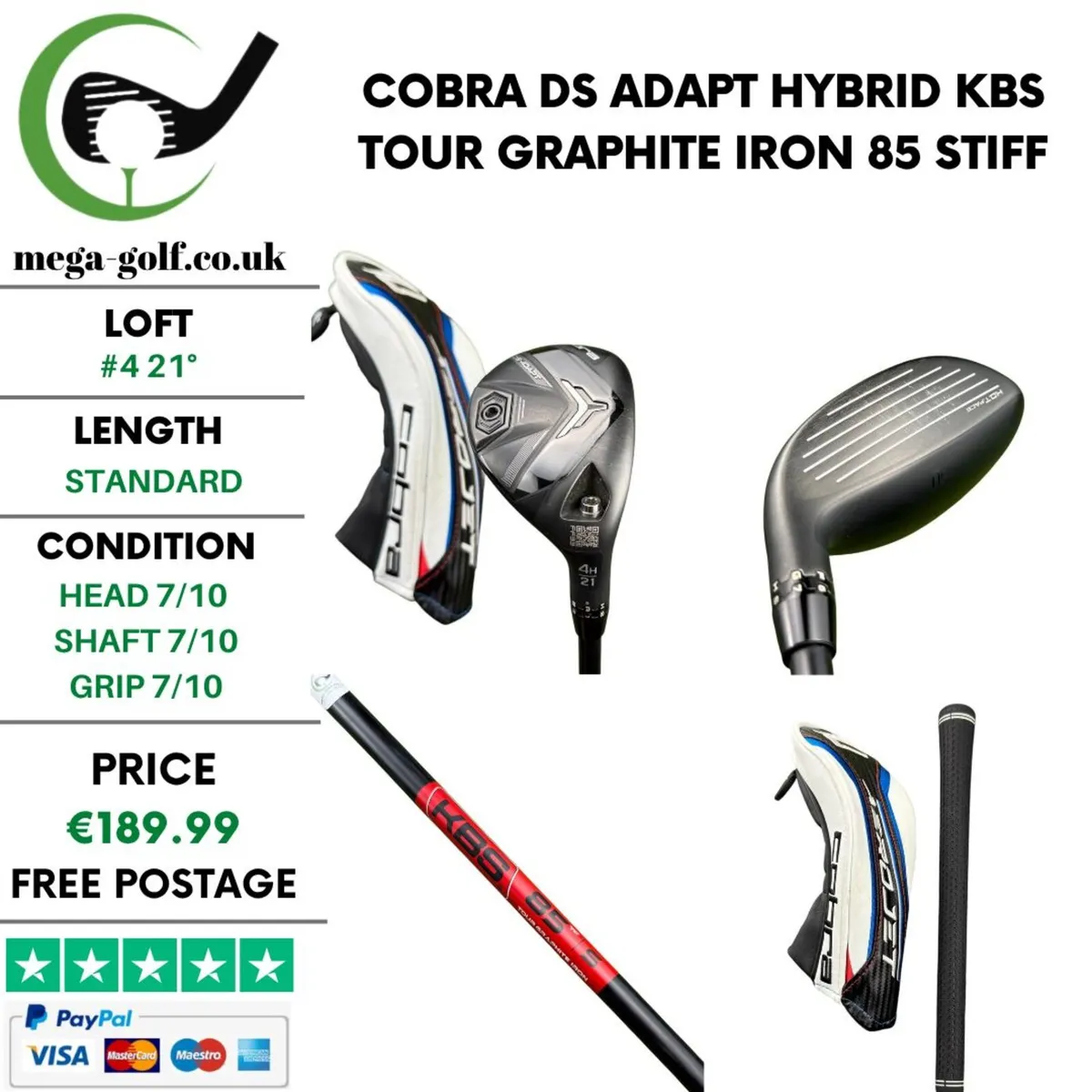 Cobra DS Adapt Hybrid / #4 21° / Stiff - Image 1