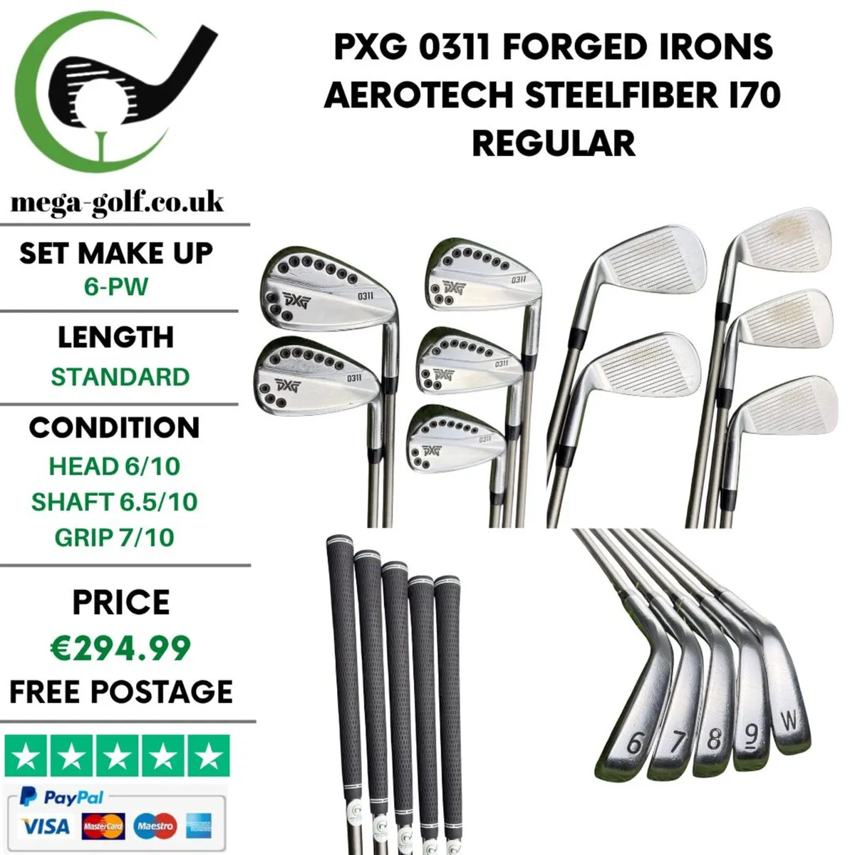 PXG 0311 Forged Irons / 6-Pw / Regular - Image 1