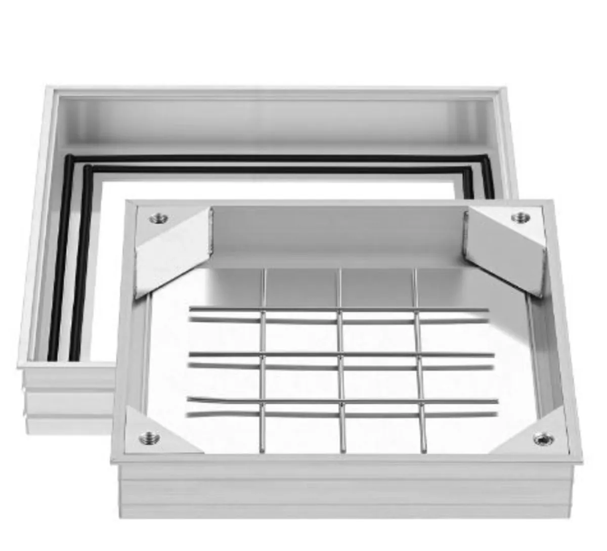 Manhole Cover with Frame, 300 x 300mm - Image 4