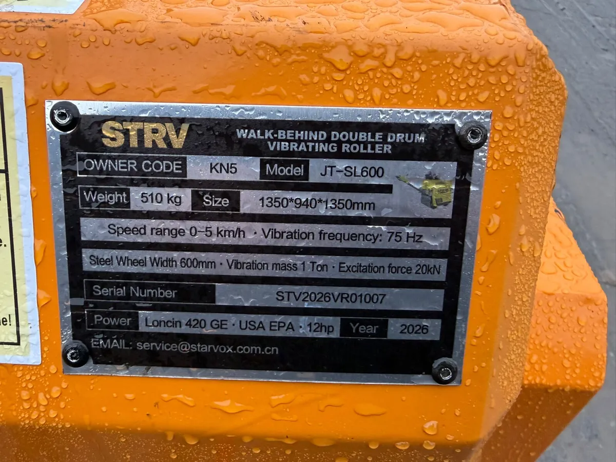 Starvox -600 TJ Double Drum Vibrating Roller - Image 2