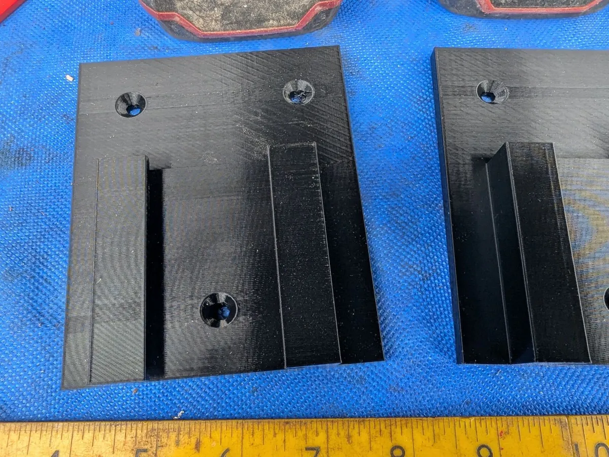 Two Wall Brackets for Parkside Batteries - Image 2