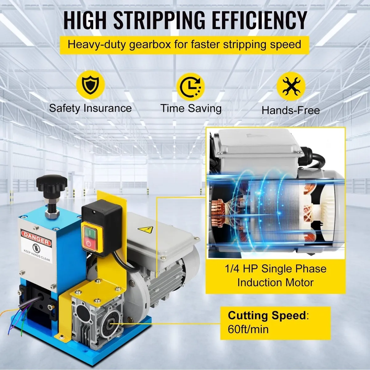 Wire Stripper Automatic Electric Machine 1.5-25mm - Image 3
