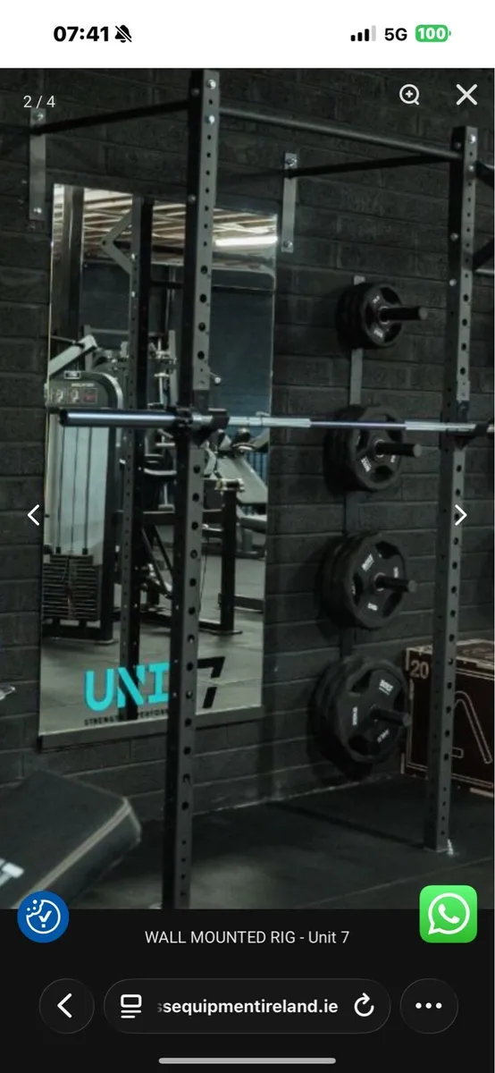WALL MOUNTED VERH HEAVY DUTY APOLLO SQUAT RACK!! - Image 2