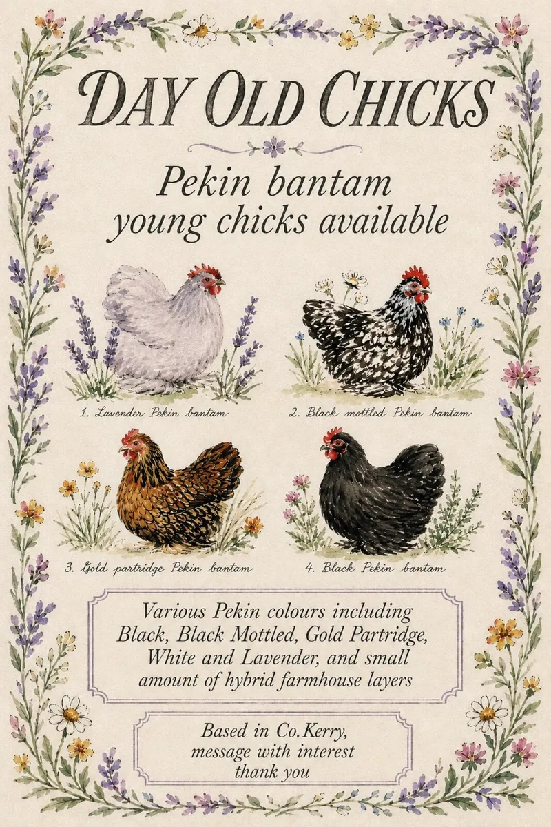 Day Old Chicks - Pekin Bantams - Image 1