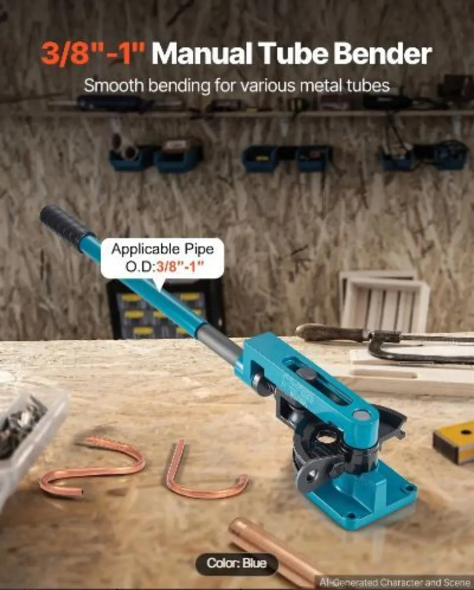 Pipe Bender 3/8 to 1 Inch Pipe Tubing Bender - Image 2